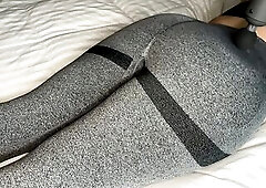 Large Ass Massage In Yoga Panties - Bubble Booty PAWG - Penelope Plush