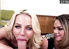That guy Ate My Vagina on the Desk Whilst That babe Licked Me Also