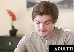 Large Titty Coach Little Puck Lets Student BANG HER!