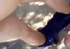 Daddy fuck Boy in Park