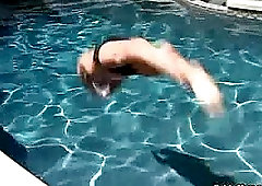 Admirable deep throat after playing on the beach