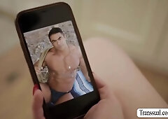 Horny Ts Blonde Butt Fucked By Guy Roommate