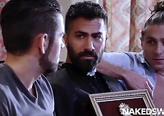 Adam Ramzi Boinked Dante Colle In 3way Xxx
