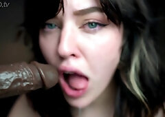 Busty big cock aficionado teen amateur fucked