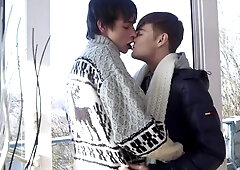 Blond Haired Twinks Share a Chalet