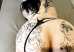 I banged my Curvy punk neighbour and that babe likes me to put it all in during the time that stepping on her head