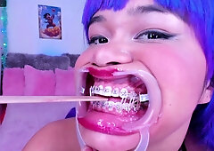 Lila Jordan, suspenders, braces