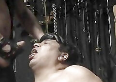 Fat Guy Creamed In Bondage