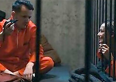 Bratty Golden-haired Pranked In Mixed Prison - Veronica Leal Time Stop Freeze Drilled