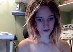 Amateur big ass brunette teen with