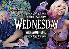 Wednesday: Werewolf Enid A XXX Parody