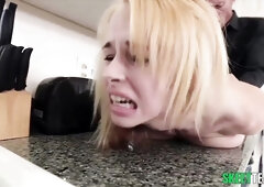 Naughty wife bondaged & ravaged