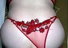 My Ass in Red Thong