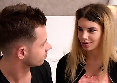 Campus fuck with nerdy coed