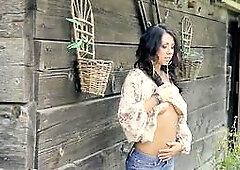 Huge natural tits Playboy models Lindsey Pelas and Sara Kristina striptease