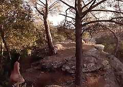 Melissa Mendiny, Melisa Mendiny And Melisa Mendini In Nude Forrest Walk
