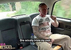 The broken dick anal test fuck