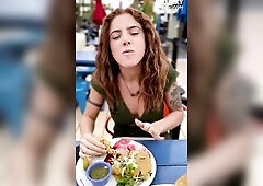 Amazing Brunch Date With Bushy Hair Girl Lumi Ray