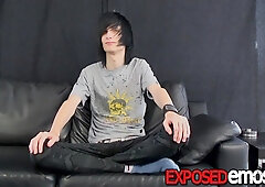 Leo Jones in Twink Leo Jones Sinks His Emo Dick Into A Fleshlight - ExposedEmos