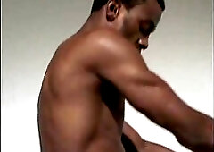 White Chap Gobbling Up Black Prick In A Gym