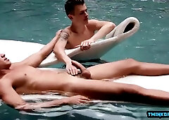 Mexican Twunk Ass-Fuck Romp And Jizz Flow