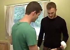 Injured straight Friend