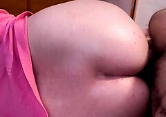 Wife is busy playing her phone and I free use her pussy for a creampie