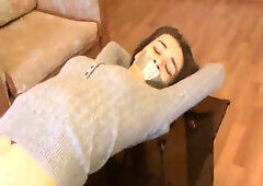 Riona Tied On The Table