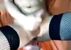 Home Scene With Ladyboy Drilling