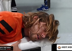 Devin Franco Romps His Long Haired Jock Tied Teammate