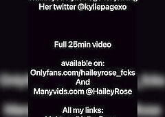 Kylie page bangs Amateur pair POV and swallows