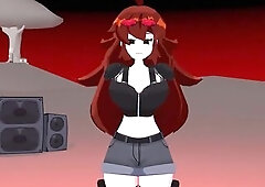 Agent Gf shows her bazookas jiggle