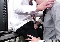 Office lad Jake Hardy screws for jizz flow after blowjob
