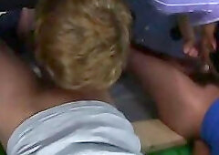 Straight college teens humiliated in dormroom