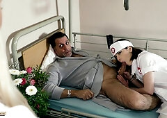 Cutesy sweet one at nurses clip