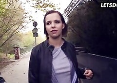 Buxom Teen Pina Deluxe Picked Up For Dirty Sex With Mature Cock In The Backseat