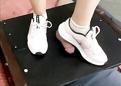 CBT in my pink Nike trainers.