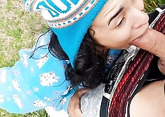 I discover a lady on my land taking what is not hers