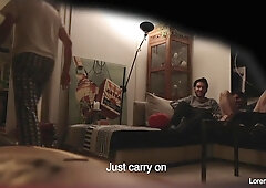 My grand step dad caught me milking my gayboy bf! REAL grand stepson