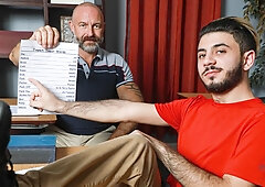 Musclebear Montreal & Adrian Rose in French Lessons With My Stepdad