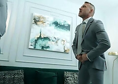 Suit Sex With Raw Big Cock Load