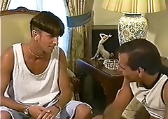 Amazing male pornstars Danny Adams and Vincent DeMarco in best masturbation, rimming homo xxx movie