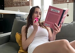 Busty Girl Satisfies Herself With A Dildo