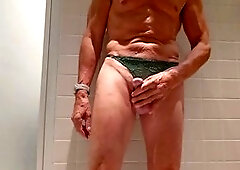 Enjoying pleasure with fake cocks and a buttplug