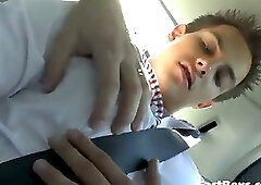 Pierre Limousine Handjob Part 1
