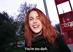 Spanish Redhead Gives Stranger A Ride On Her Bubble Butt - POV