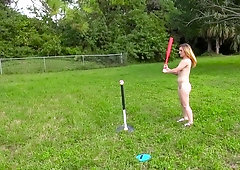 It isn't a problem for guy to fuck redhead even there's a fence