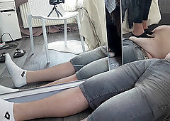 stomping IN SOCKS hard