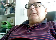 Grandpa big, amateur gay cock, showe