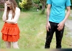 A Nerdy Girlfriend Wants To Make Her Boyfriend Jealous, So She Fucked His Daddy
